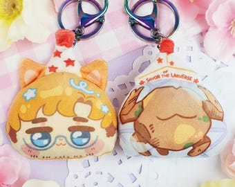 Project Hail Mary Inspired Rocky + Grace Magnet Besties Plush Keychain Bag Charm Pre-Order