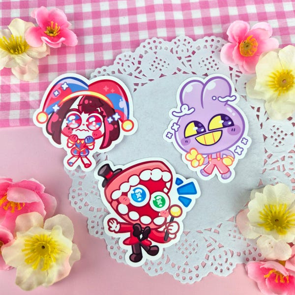 TADC Circus - Chibi - Stickers, Die Cut Stickers
