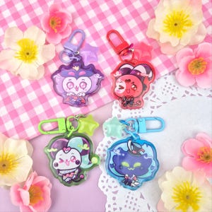 Helluva - Blitz | Stolas | Fizzarolli | Asmodeus - Mini Acrylic Keychain Charm