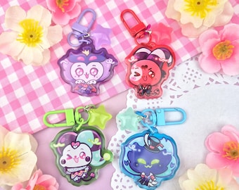 Helluva - Blitz | Stolas | Fizzarolli | Asmodeus - Mini Acrylic Keychain Charm