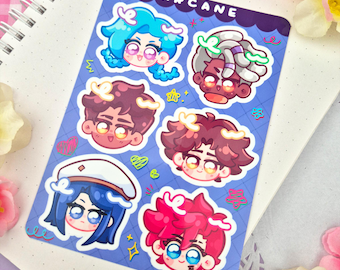 ARC - Jayvik + Jinx + CaitVi - Kiss Cut - Sticker Sheet