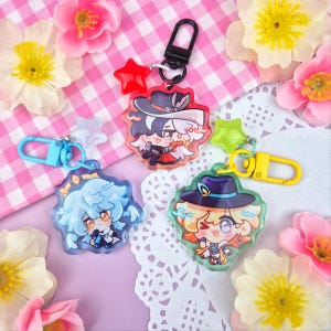 HSR - Honkai - Itty Bitty Charms - BootHill | Adventurine | Sunday Acrylic Keychain Charm