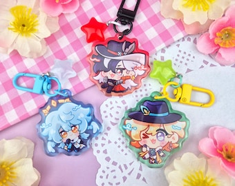 HSR - Honkai - Itty Bitty Charms - BootHill | Adventurine | Sunday Acrylic Keychain Charm