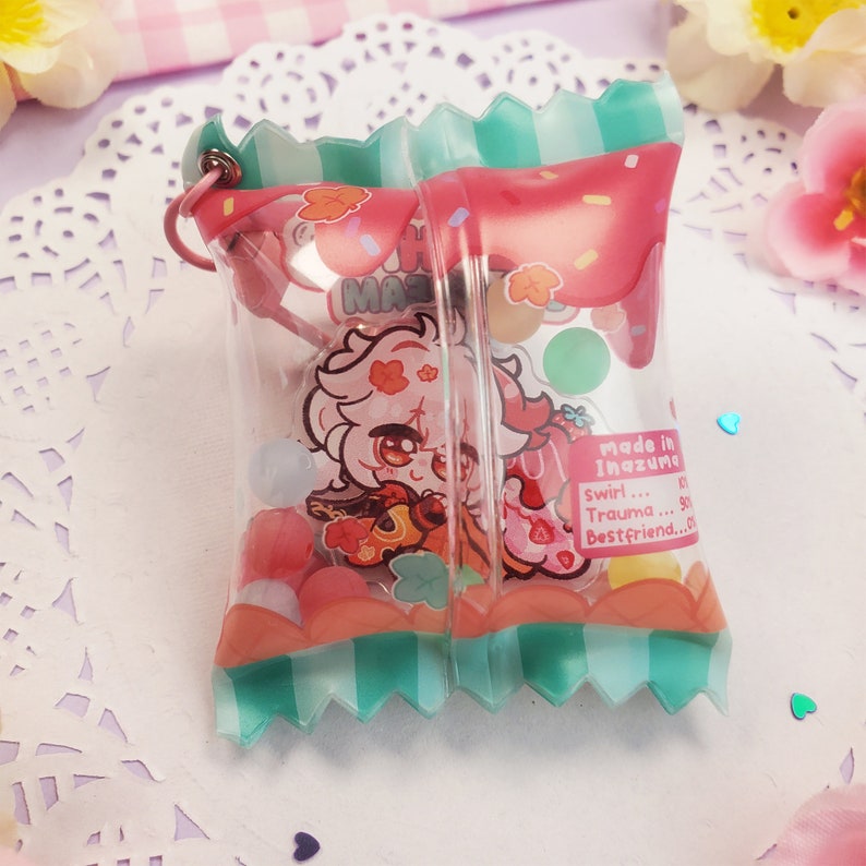 Genshin Impact Kazuha Icecream Candy Shaker Bag Acrylic Etsy Canada