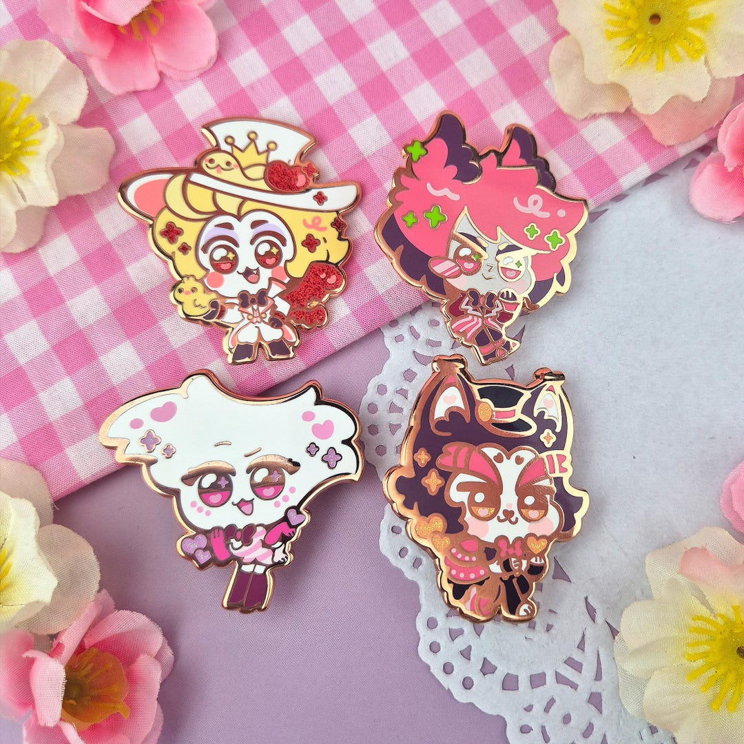 Hazbin Hotel Inspired - Hard Enamel Pins - Etsy