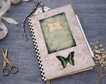 Handmade Mini Vintage Style Junk Journal