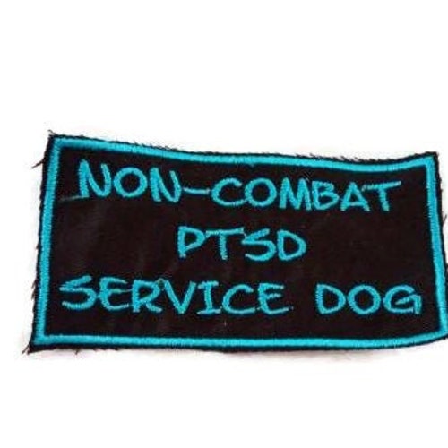 Funny Service Dog Patch Etsy