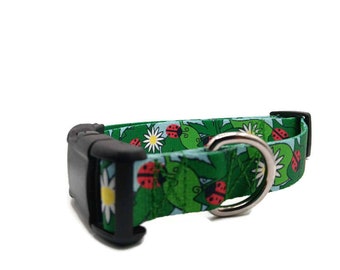 Lady Bug buckle collar
