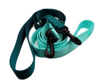 100% Metal free leash, Airport Friendly for TSA STANDARD LEASH 1" wide only, 30+ color choices