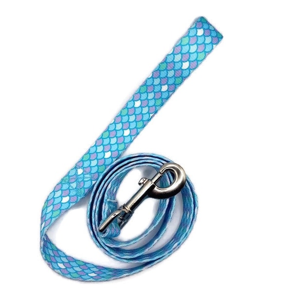 Mermaid Scales dog leash, pet leash