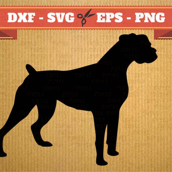 Bulldog SVG Chien fichier vectoriel pour cricut, Bulldog cutting files, clipart dog, DXF files bulldog, silhouette dog, svg bulldog