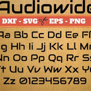 Audiowide Script Monogramme Svg Font; Svg, Dxf, Eps, Png; Digital Monogramme, Calligraphie Script, Cursive Svg Font, Cricut, Cut File
