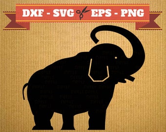 Elephant SVG Elephants vector files for cricut, Elephant cutting files, clipart Elephant, DXF files Elephant, silhouette, svg animal