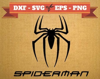 Spiderman SVG, spiderman sihouette, Vector files for cricut, Dxf files, DXF files, Svg files spiderman, spiderman logo