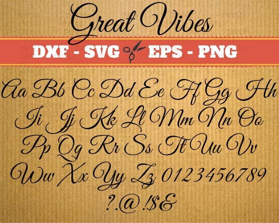 Download Vine Monogram Font Svg Great Vibes Svg Dxf Eps Png Vine Etsy
