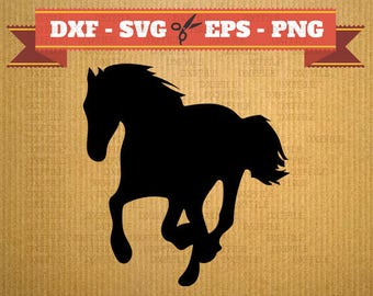 Svg and Dxf Horse Files - Horse Drawings for Cricut, Cameo and Lasercut