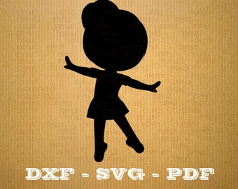 Danse SVG Danseuse fichier vectoriel pour cricut, Ballerine cutting files, clipart Danse , DXF files Danse, silhouette Ballerine, svg Dance