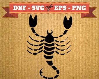 Scorpio SVG archivo, horóscopo svg, archivos vectoriales signo astrológico para cricut, archivos de corte scorpio, imágenes prediseñadas, archivos DXF silueta Scorpio