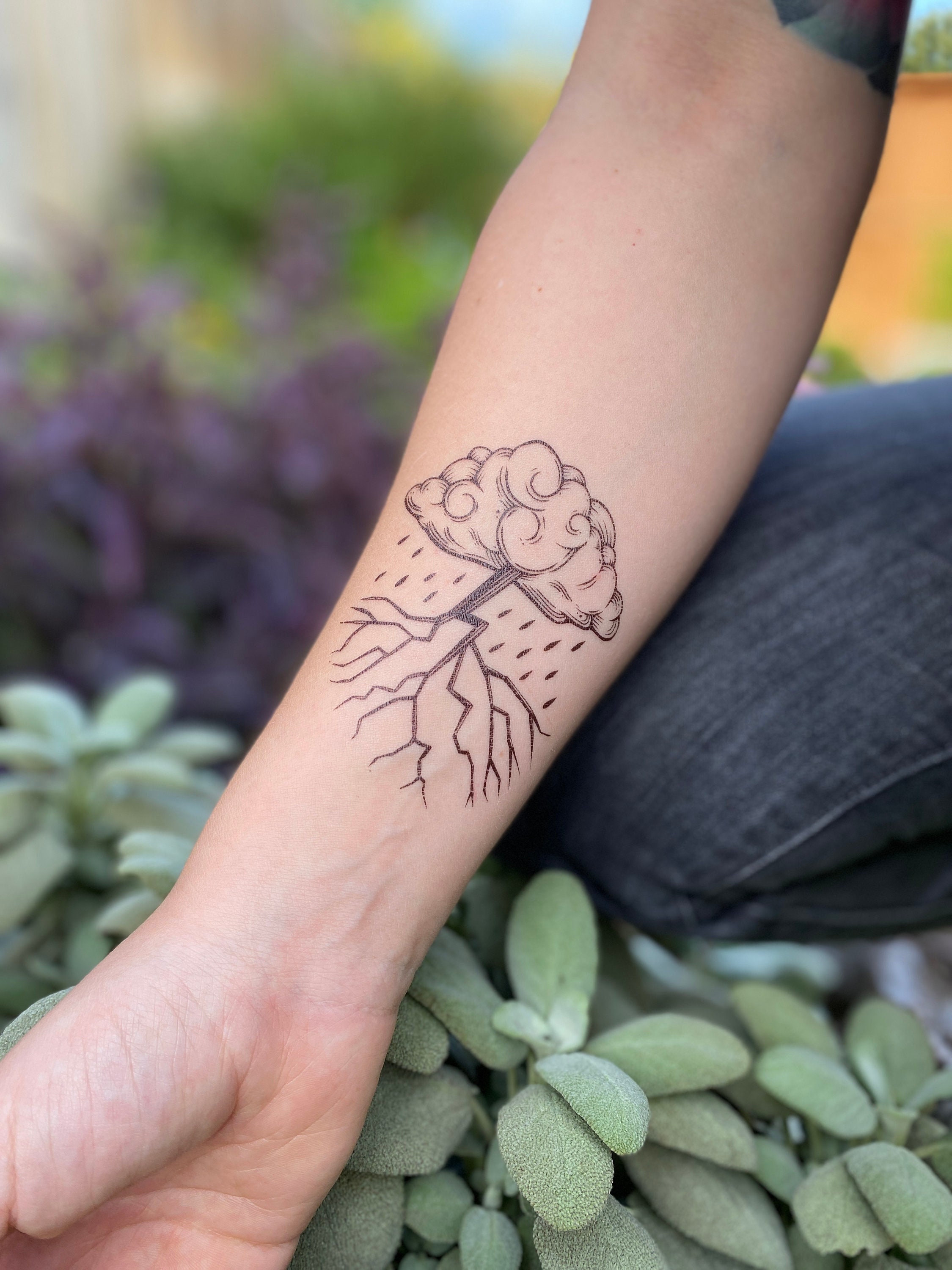 Tatuaje temporal de flor de amapola, amapola dorada, diseño de