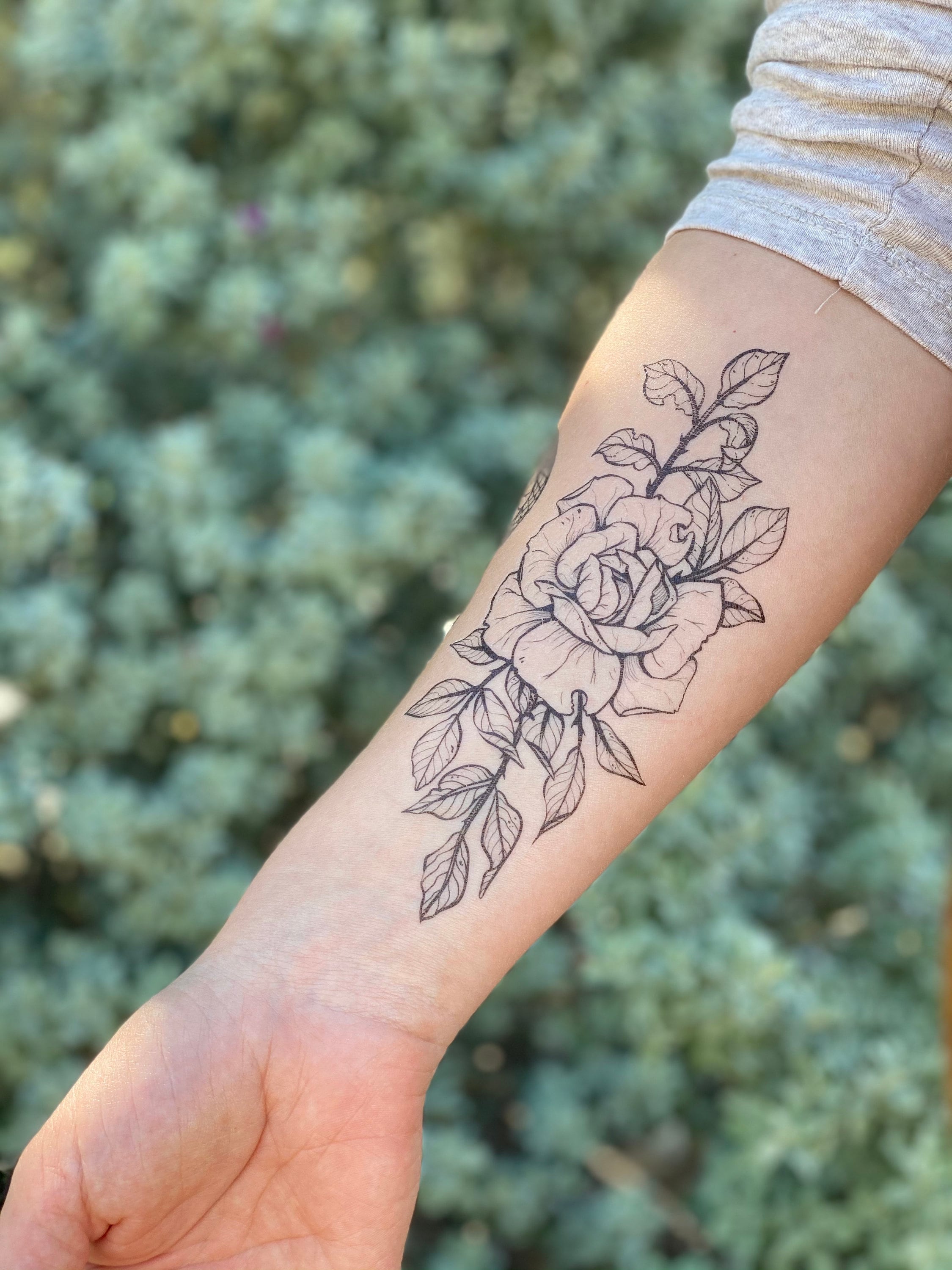 Temporary Tattoos for Women Fake Flower Tattoos Stickers for Adults Semi  Permanent Half Sleeve Tattoo Body Leg Makeup Waterproof Flower 3D  Butterflies Tatuajes Temporales12 Sheets  Walmartcom
