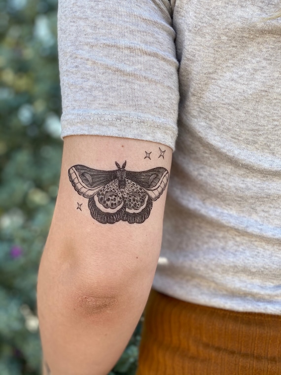 Dark Botanicals Moth Wings Grey Adult Dark Botanicals Moth Wings Grey Adult