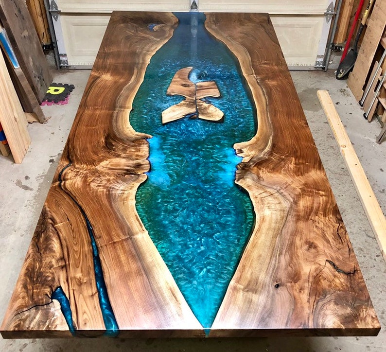 glow in the dark epoxy river table glow in the dark epoxy river table