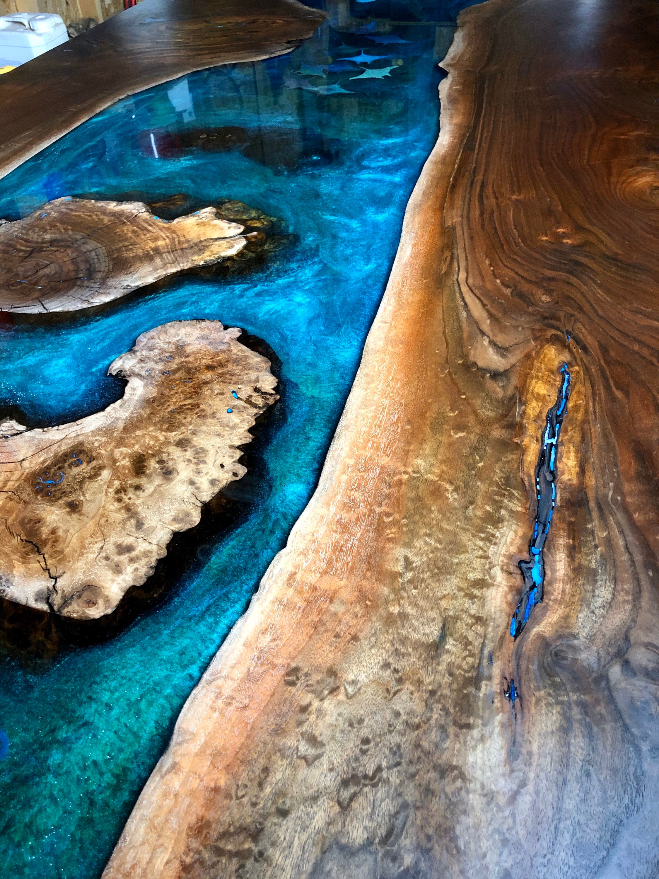 10ft Epoxy Resin Ocean Table epoxy Resin River Table Etsy Australia