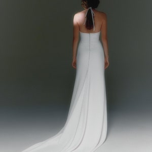 Strapless crepe cutout corset main image 1