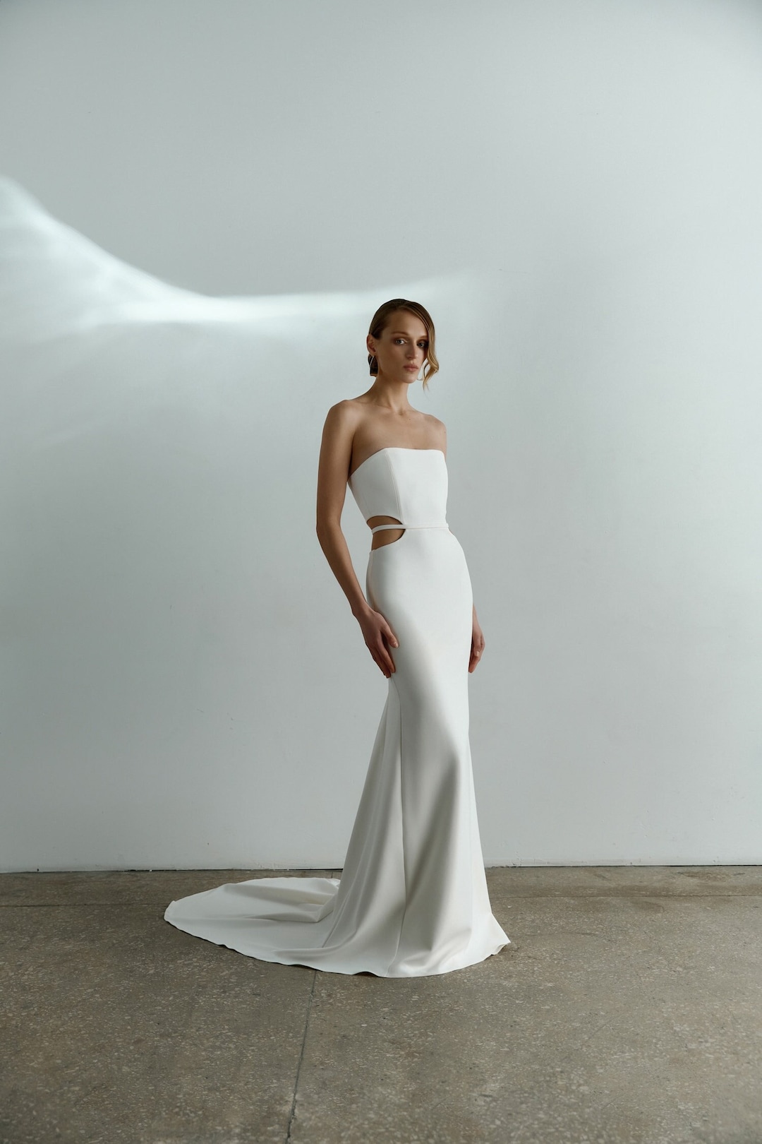 Vestidos Rectos Vestidos De Novia Sencillos Sin Cola Vestidos De