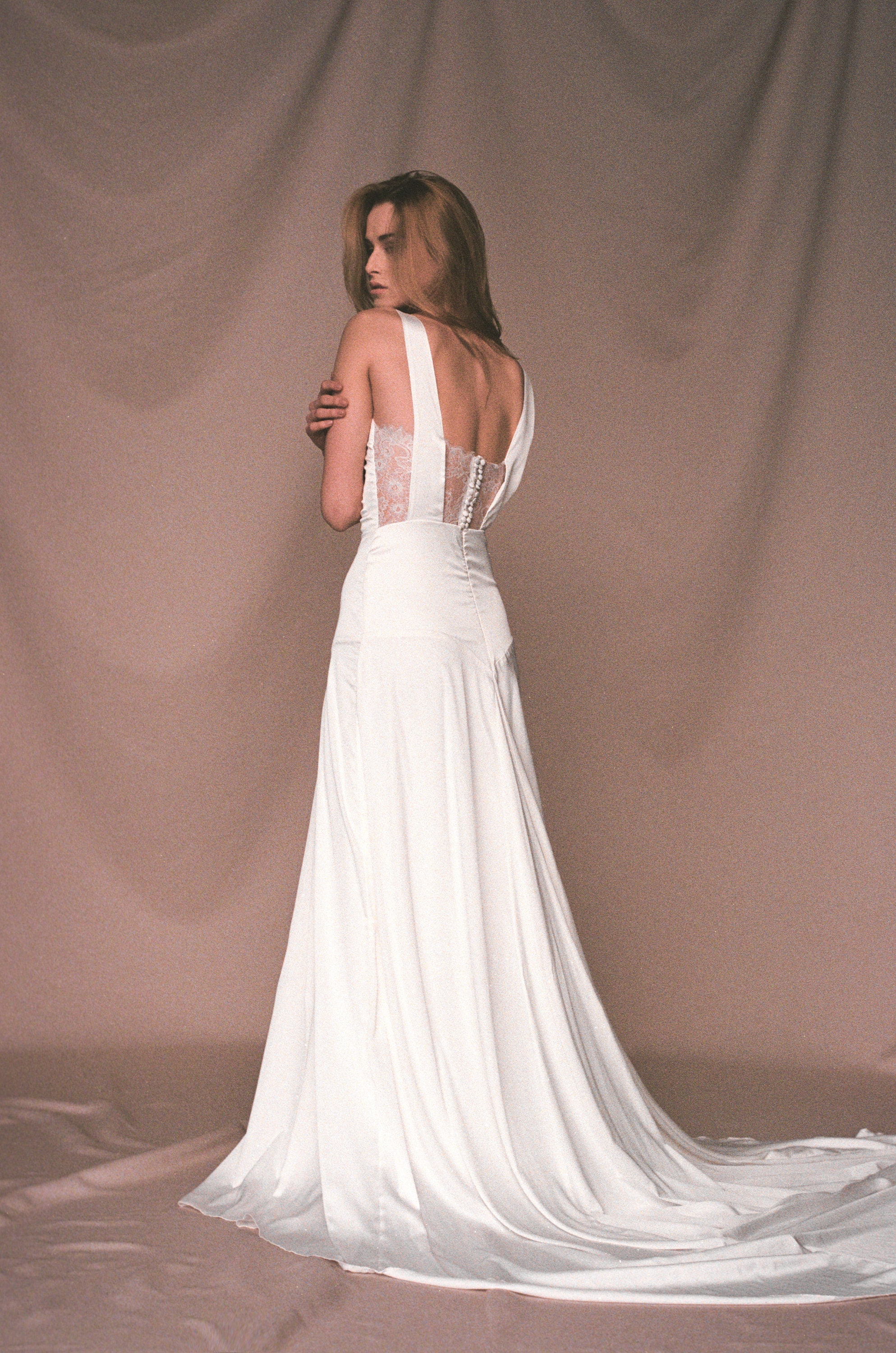 Satin Brautkleid 20er Jahre 30er Jahre Vintage Stil Satin Slip Etsy