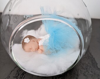 Several Model ball hanging baby girl miniature with dress gift my first christmas baptism birthday birth godfather godmother