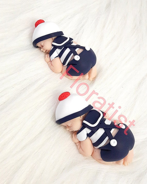 Plusieurs Modeles Bebe Miniature Marin Fille Garcon En Fimo A Etsy