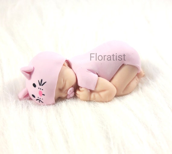 Plusieurs Modeles Bebe Chat En Fimo A Personnaliser Pour Etsy
