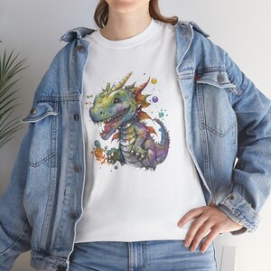 Dragon Comfort Colors Shirt, Mystic Fantasy Dragon Boho T-Shirt, Chinese Zodiac Year of Dragon Tee, Gift For Dragon Lover, Unisex Tee