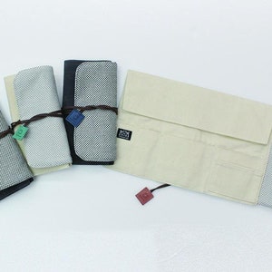 Cohana-mikawa Momen Trifold Toolbag in 4 Colours