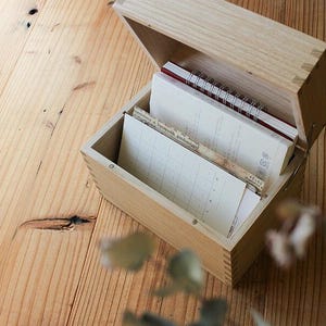 Klassisches Chestnut Postkarten-Etui