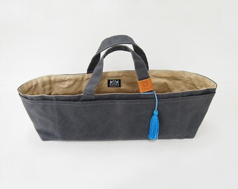 Cohana Canvas Tool Carrier - Dark Grey