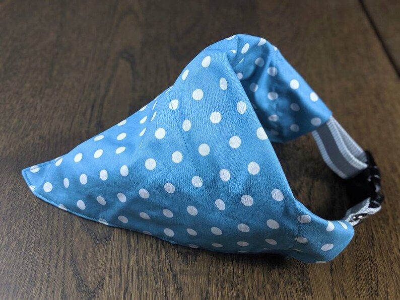 Pastel Spots Blue or Purple Polka Dot Dog Bandana