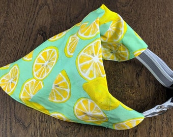 Bandana per cane/animale domestico al limone appena spremuto