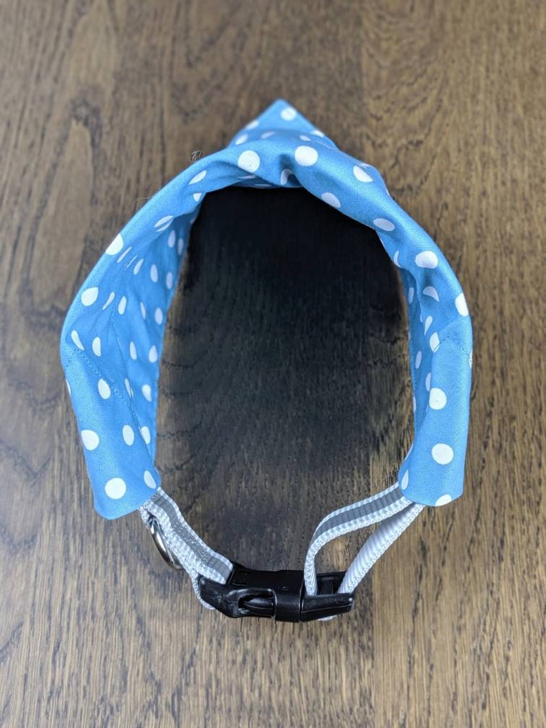 Pastel Spots Blue or Purple Polka Dot Dog Bandana