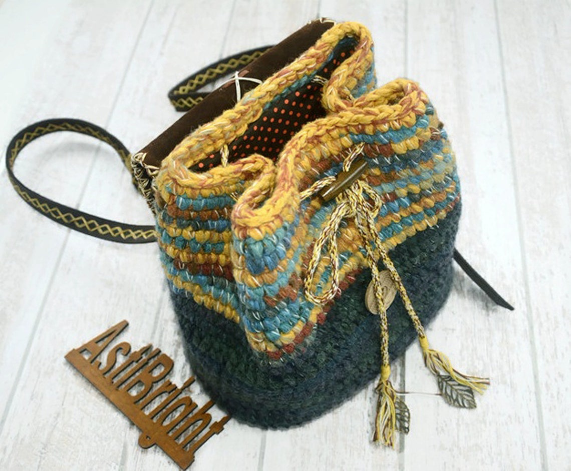 Bohemian Backpack Purse Small Handmade Backpack for Women | Etsy