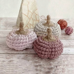 Decorative Pumpkins Set of 3, Halloween Home Pumpkins, Fall Pumpkin Centerpiece