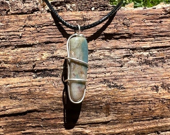 Elegant jaspishalsband