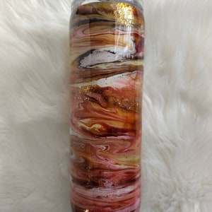 Alcohol Ink Tumbler, Glitter Tumbler, Epoxy Tumbler 20oz
