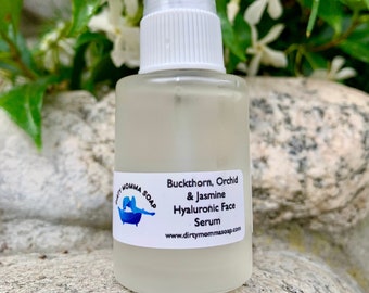 Hyaluronic Face Serum with Sea-Buckthorn, Orchid & Jasmine Extracts