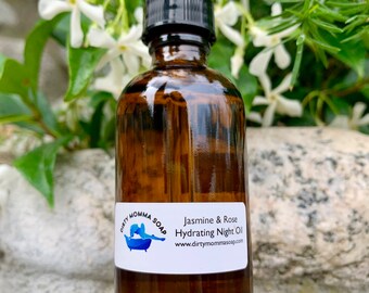 Jasmine and Rose Hydrating Facial Oil