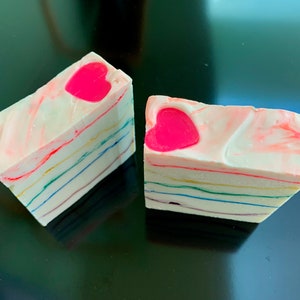 Heart Rainbow Soap image 4