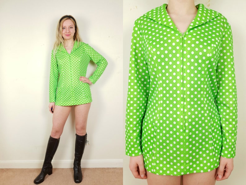 lime green tunic dress