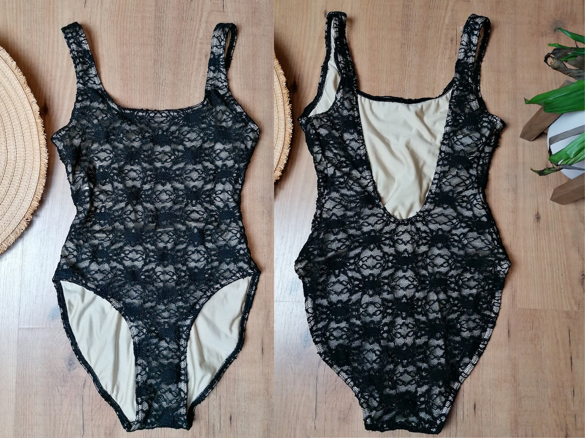 Lace Swimsuit -  UK