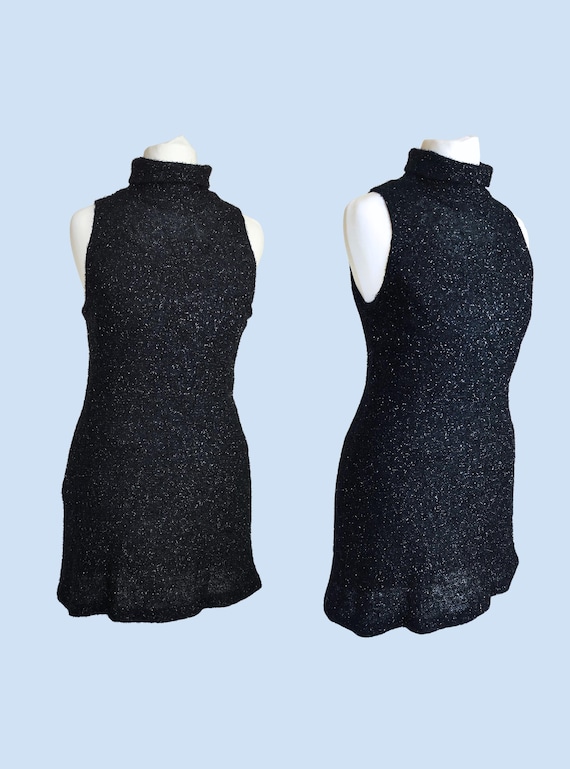 black mini dress y2k SO Y2K BELTED MINI DRESS